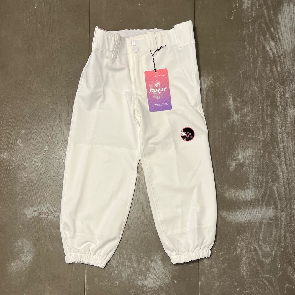 Rip-it Softball Pants Classic 4-way Stretch Girls XL NWT